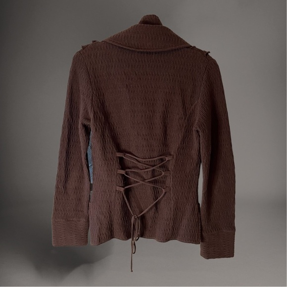 -kimar Enterprises 100% Organic Cotton Button Cardigan Made in Peru Size M - Picture 2 of 9